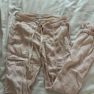 Joie Pink Cargo Pants with Ties